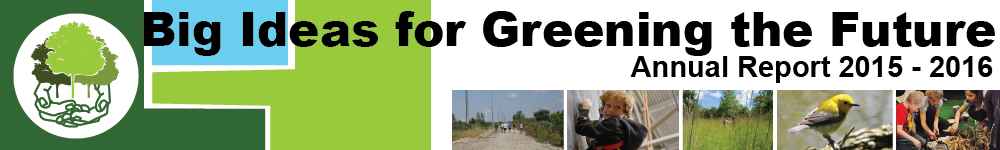 Annual Report 2015-2016: Big Ideas for Greening the Future